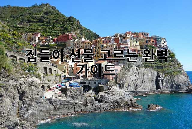 집들이 선물 고르는 완벽 가이드! 🎉