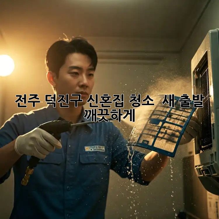 전주 덕진구 신혼집 청소 ✨ 새 출발, 깨끗하게!