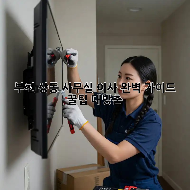 부천 상동 사무실 이사, 완벽 가이드! 꿀팁 대방출 ✨