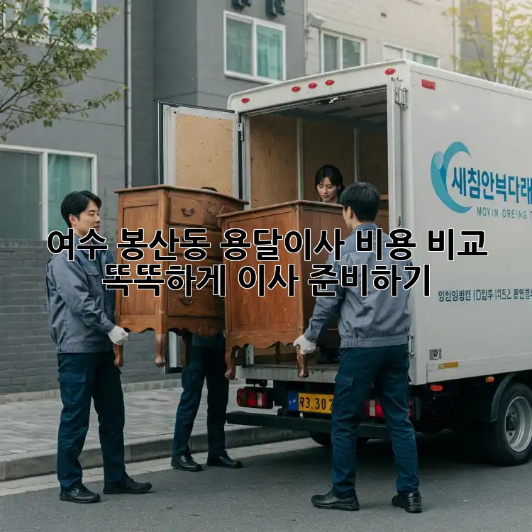 여수 봉산동 용달이사 비용 비교: 똑똑하게 이사 준비하기!
